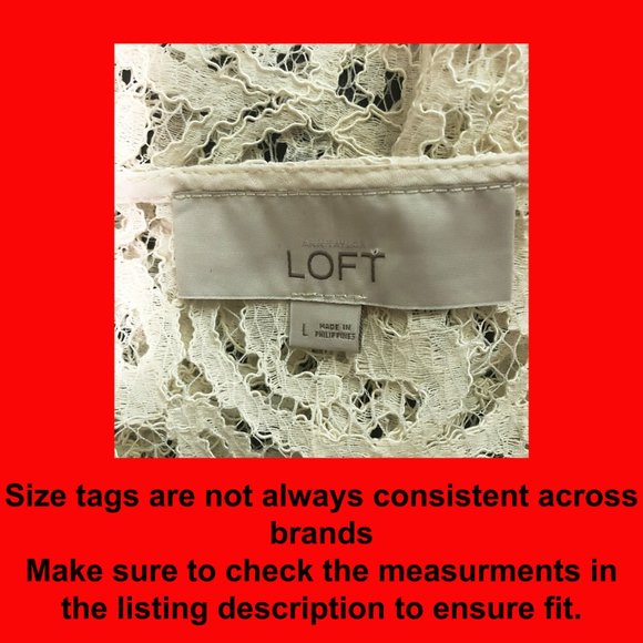 LOFT lace top - Picture 5 of 8